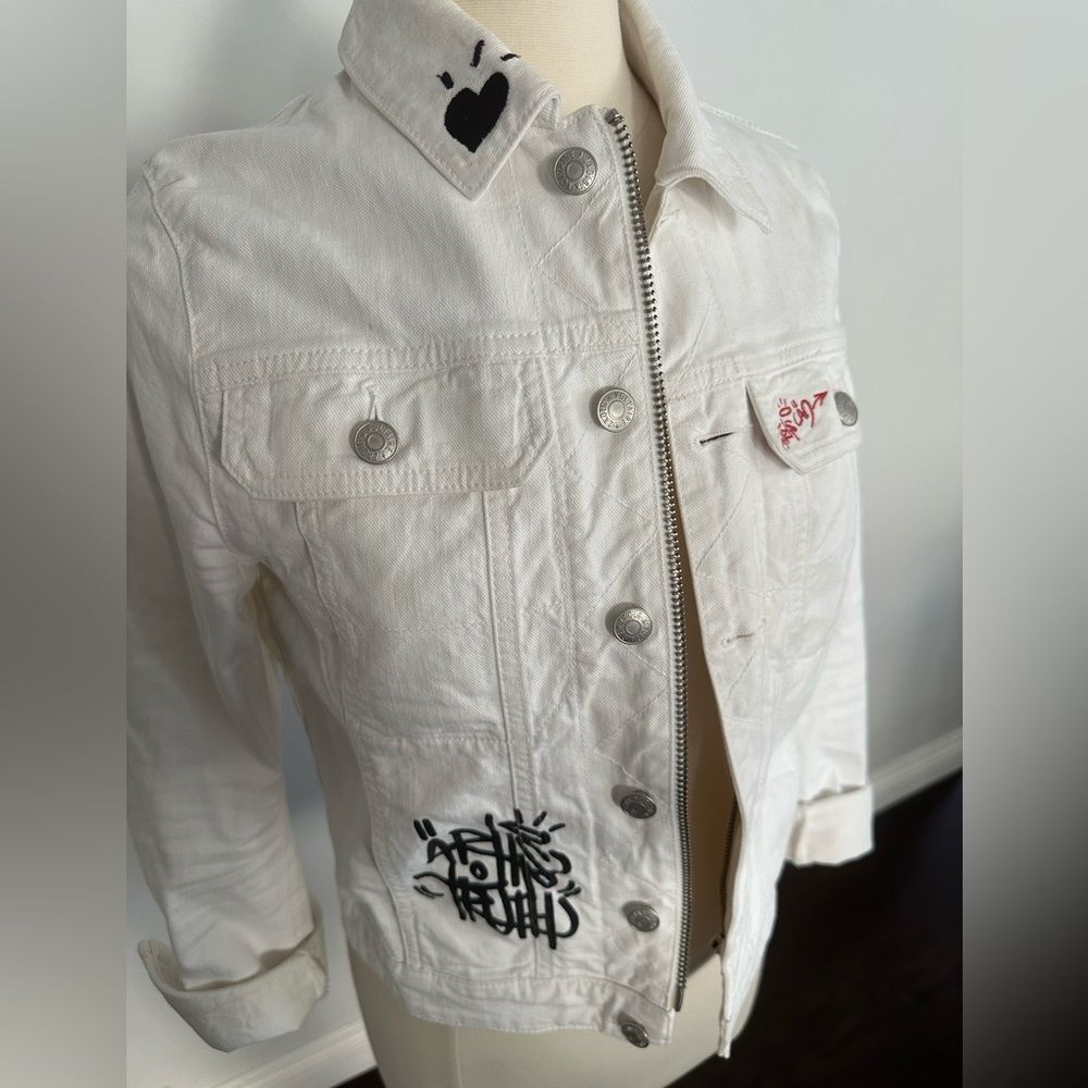Zadig & Voltaire White Denim Jacket - Picture 6 of 12